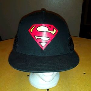 DC Comics Superman Snapback Hat Black